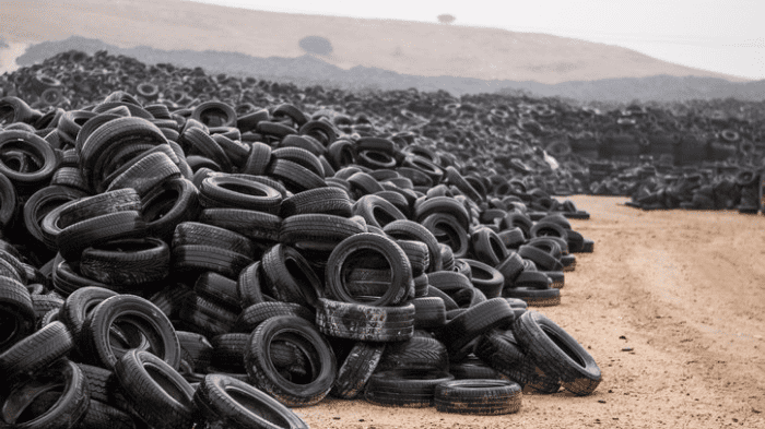 A produção de pneus de moto não é sustentável?